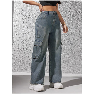 OVERSIZED JEANS - CARGO DENIM