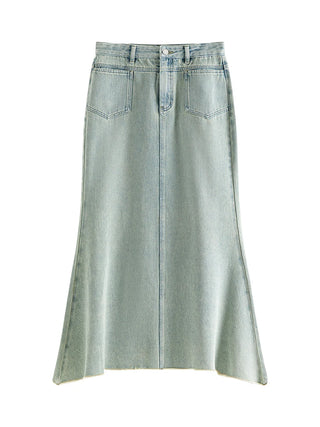 OVERSIZED DENIM SKIRT