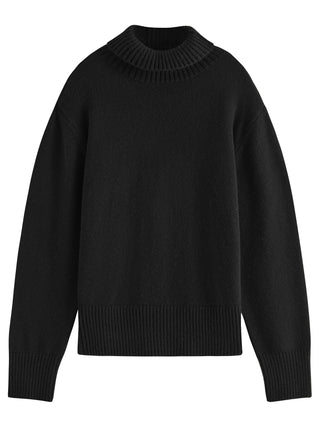 OVERSIZED HYBRID WOOL TURTLENECK