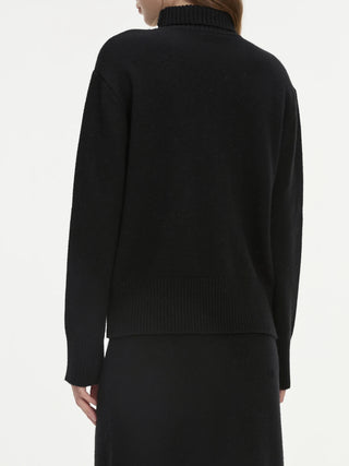 OVERSIZED HYBRID WOOL TURTLENECK