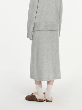 OVERSIZED HYBRID WOOL TURTLENECK